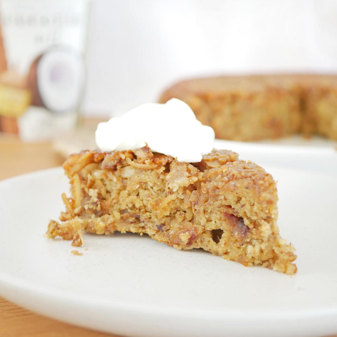 Upside Down Caramel Nut Cake