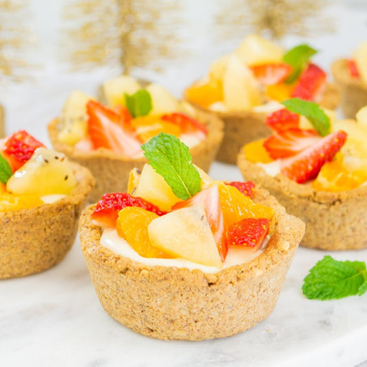 Christmas Fruit Custard Tarts