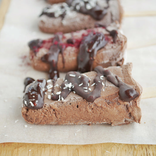 Chocolate Coconut Ice Blocks