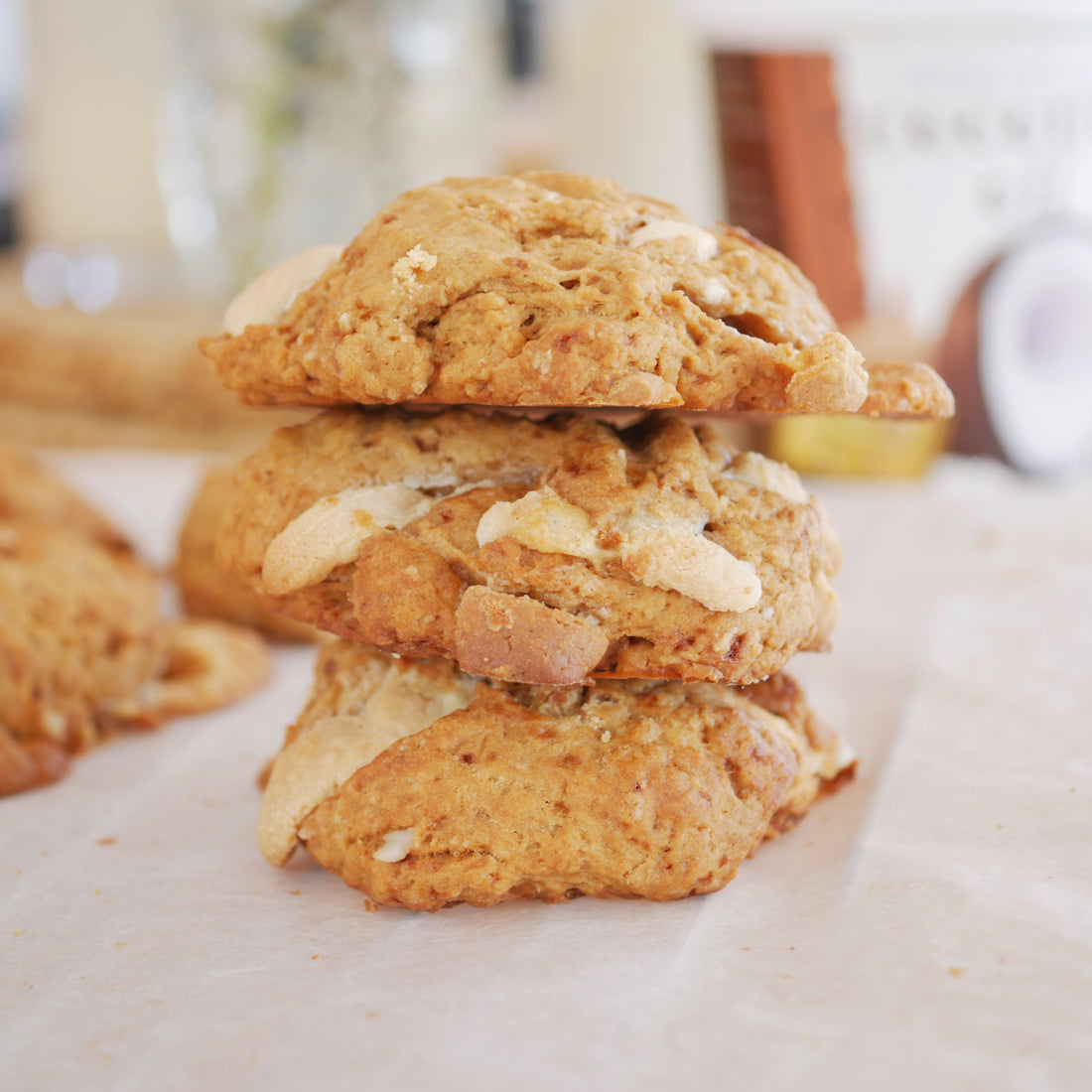 White Chocolate & Macadamia Nut Cookies