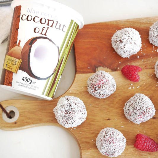 Raspberry Coconut Bliss Balls