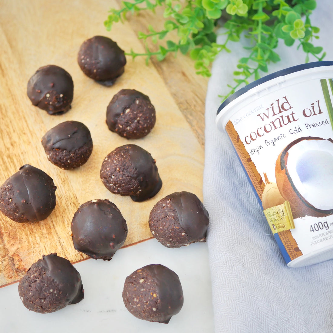Chocolate Dipped Protein Balls