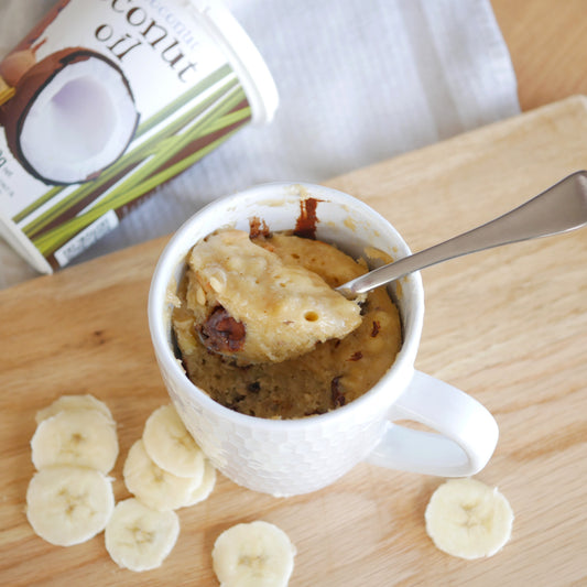 Chocolate and Banana Mug Cake