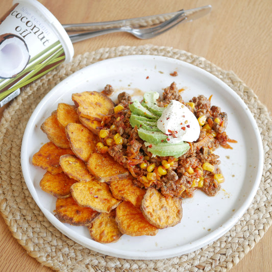 Beef Nachos with Kumara Chips